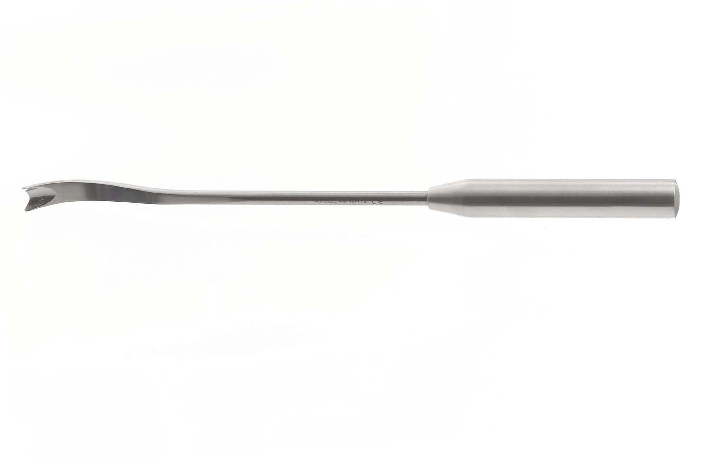 Downing Cartilage Knife, Concave Edge, Curved Blade, 10" (25.5 Cm)